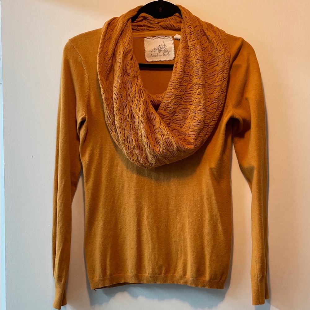 M.   Angel Of The North   Luxurious Cowl Neck Sweater with Cashmere